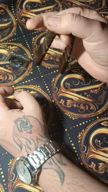 Перекидные чётки из экзотического дерева Макассар.