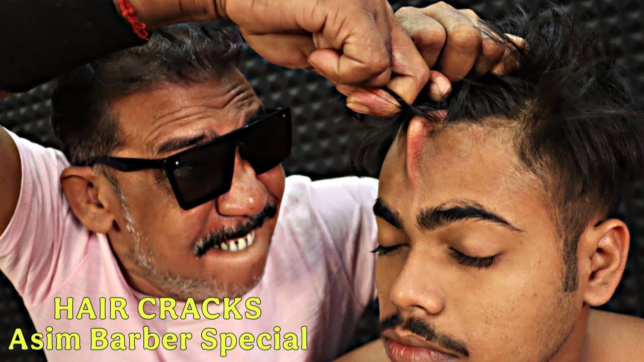 Unlimited Hair Cracking & Intense Head Massage by Asim Barber | Chiropractic Body Cracks | ASMR