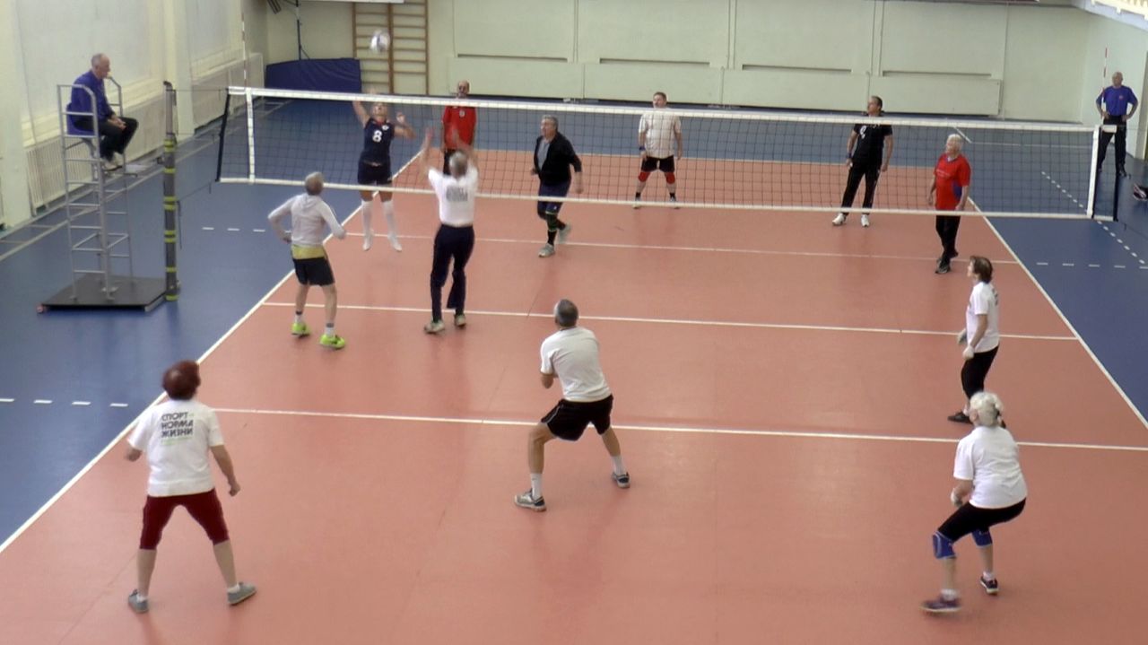 Волейбола. Ветераны 60+. Игра. Турнир памяти заслуженного тренера России Любови Фёдоровны Чебуниной