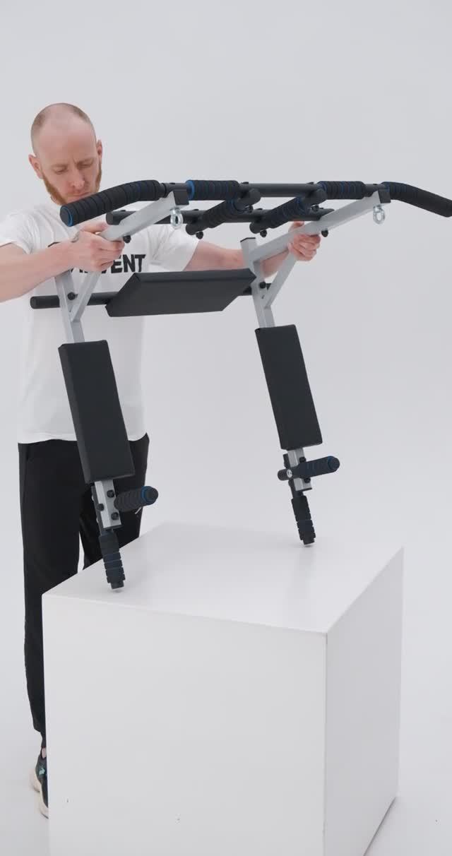 Презентация. Тренажер трансформер: Турник с 3 хватами + Брусья + Пресс