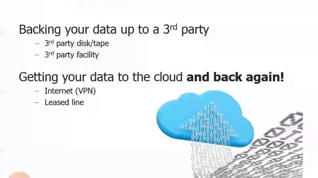 3.3.9. Backup to the Cloud