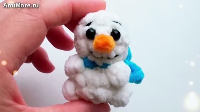 Амигуруми: схема Снеговик | Игрушки вязаные крючком