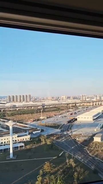 Скорый поезд в Китае. Дорога в Чанша. Катюша на китайском.