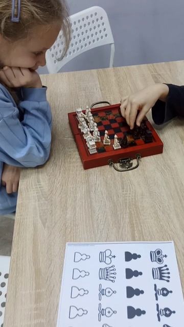 Занятие по шахматам - первые шаги