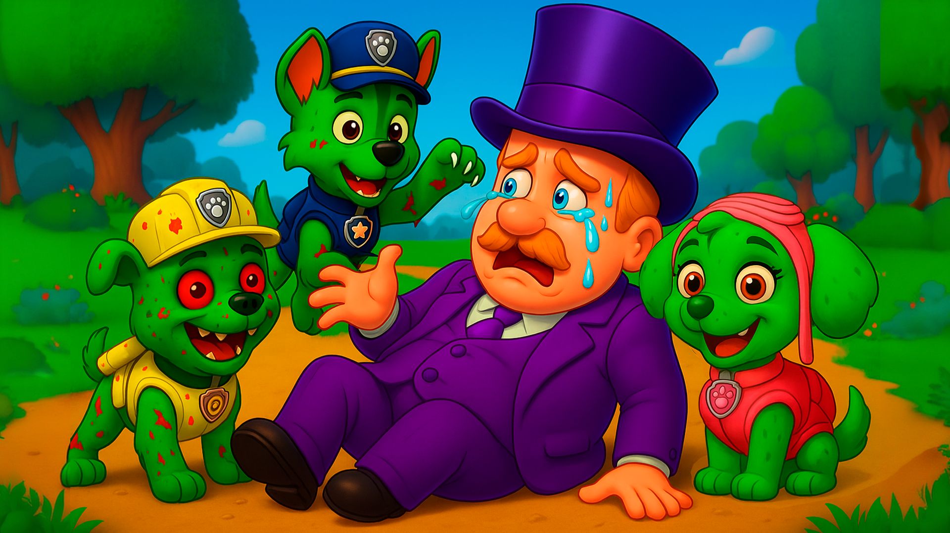 ЩЕНЯЧИЙ ПАТРУЛЬ с ЗОМБИ ВИРУСОМ НАПАЛИ НА МЭРА ХАМДИНГЕРА АПОКАЛИПСИС В МАЙНКРАФТ МУЛЬТИК PAW PATROL