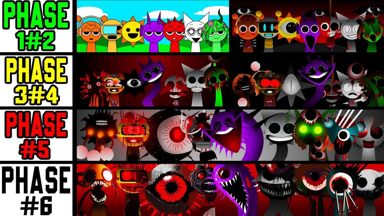 INCREDIBOX SPRUNKI: МИКС ФАЗ! ⚔️ 1 VS 2 VS 3 VS 4 VS 5 VS 6 — КТО ЗАБЕРЁТ ТРОН? 🎧🔥