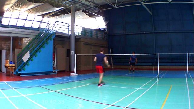 7. Бадминтон - изучение комбинации из 4-5 ударов