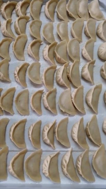 Вареники с Салом и Сырым Картофелем! Очень вкусные!#Shorts