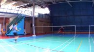 9. Бадминтон - изучение тактических действий в одиночной игре