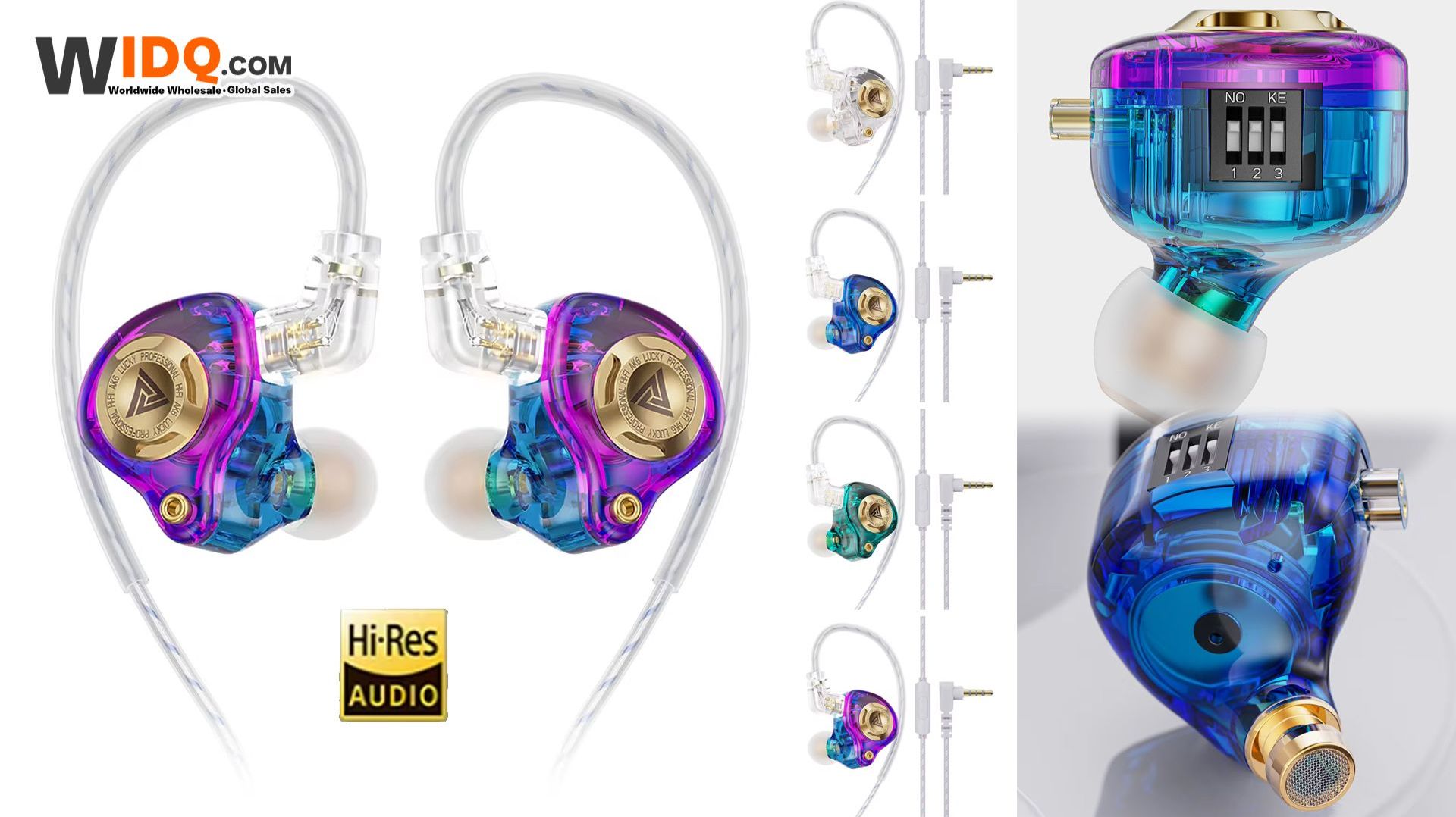 🎧 Проводные Hi-Fi-наушники QKZ AK6 Lucky – трёхрежимный звук и съёмный кабель 🔥