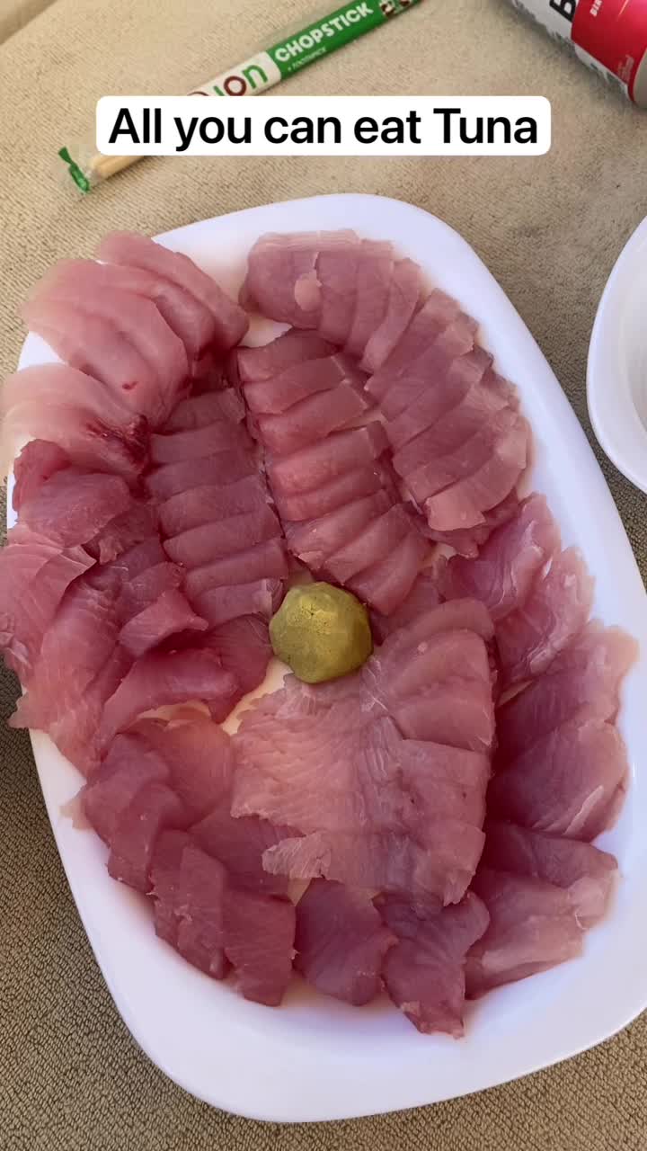 All you can eat sashimi!