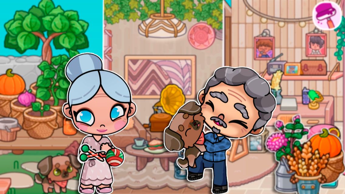 Идея бесплатного дома для бабушки и дедушки в Аватар Ворлд 👵🏻👴🏼