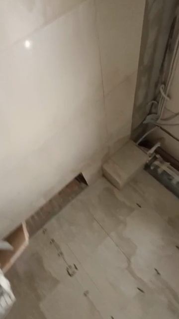 Процесс ремонта ванной комнаты