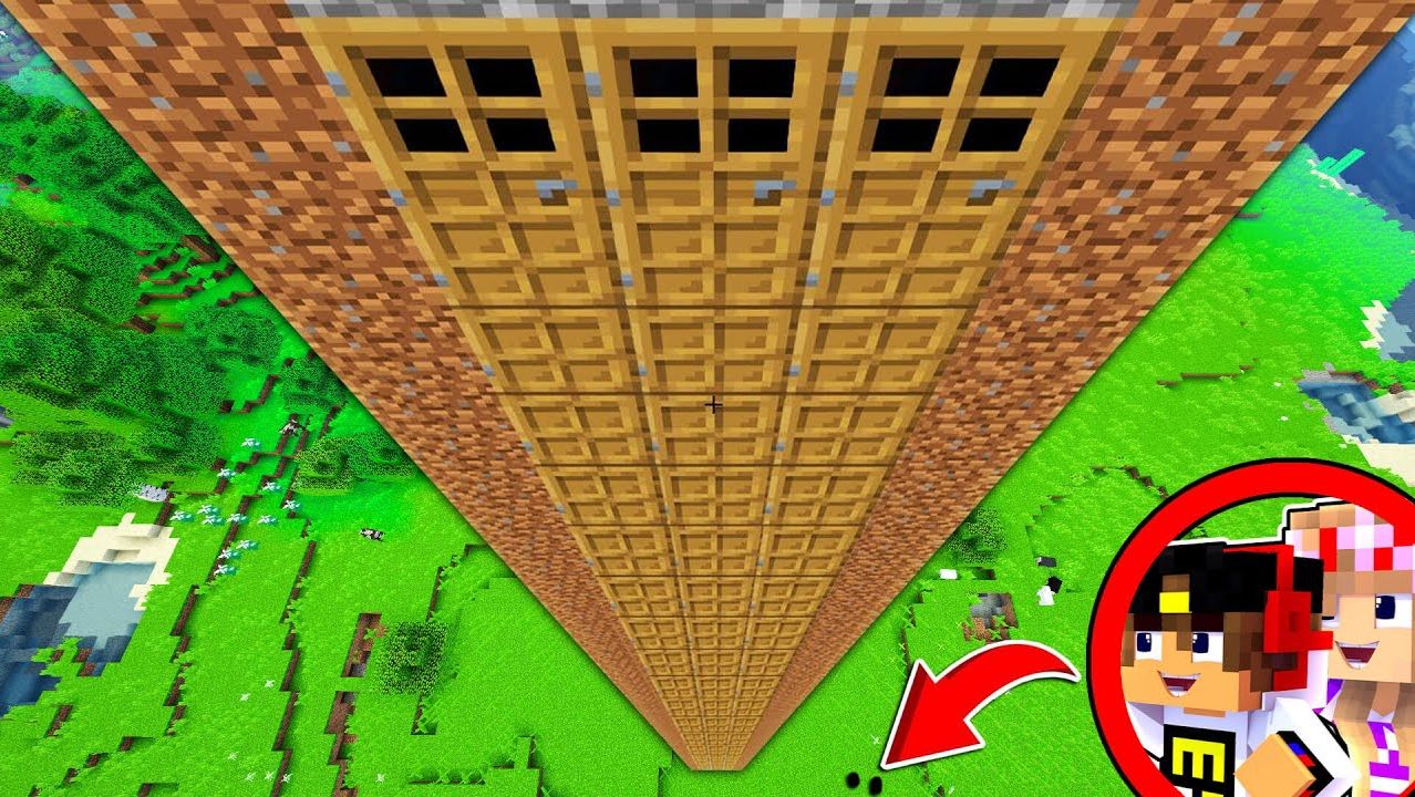 ЧТО НАХОДИТСЯ ЗА ГИГАНТСКОЙ ДВЕРЬЮ в МАЙНКРАФТ ! ДЕВУШКА НУБ И ПРО ВИДЕО ТРОЛЛИНГ MINECRAFT Евгенбро