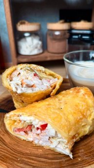 Шаурма в картофельной обертке