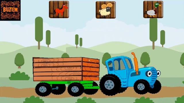 Синий Трактор ! Игра для Детей! Узнай Какое Животное!