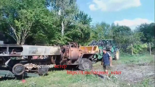 Уничтоженный грузовик "Урал" ВСУ в Сумской области🔥