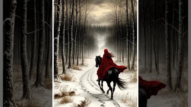 Девушка в красном плаще