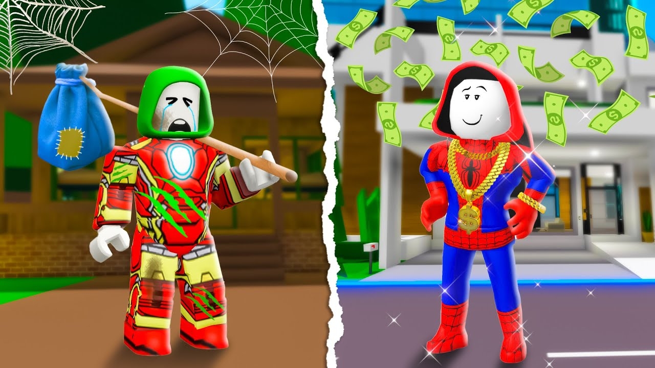 БЕДНЯК Майки против БОГАТОГО Джей Джея Героя! Анимация Роблокс