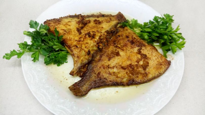 КАМБАЛА в соевом соусе с чесноком! Вкусная РЫБКА!