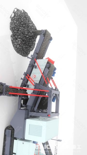 Гусеничная ударная дробилка