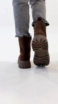 Ботинки ED'ART 327.22511'br.Коричневый замша