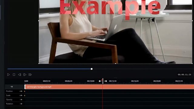 PowerDirector 25...- Как использовать текстовые маски на фоне видео