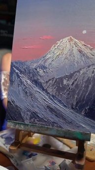 #картина #художник #эльбрус #горы #картинагоры #мастихин #какнарисовать