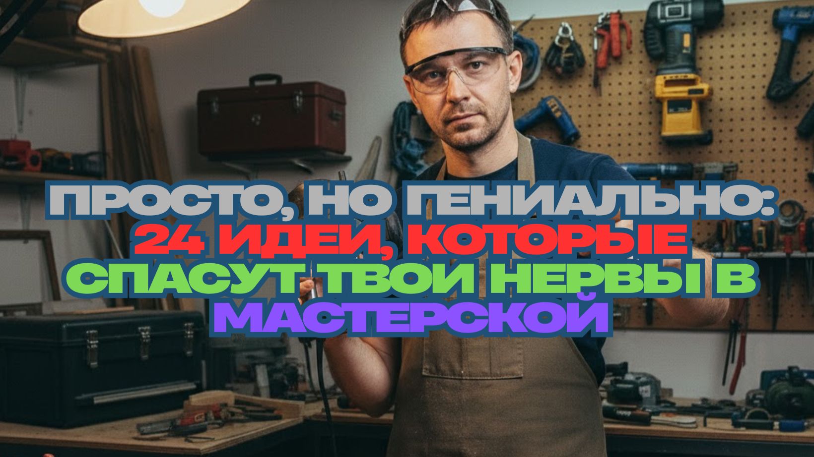 Просто, но гениально: 24 идеи, которые спасут твои нервы в мастерской