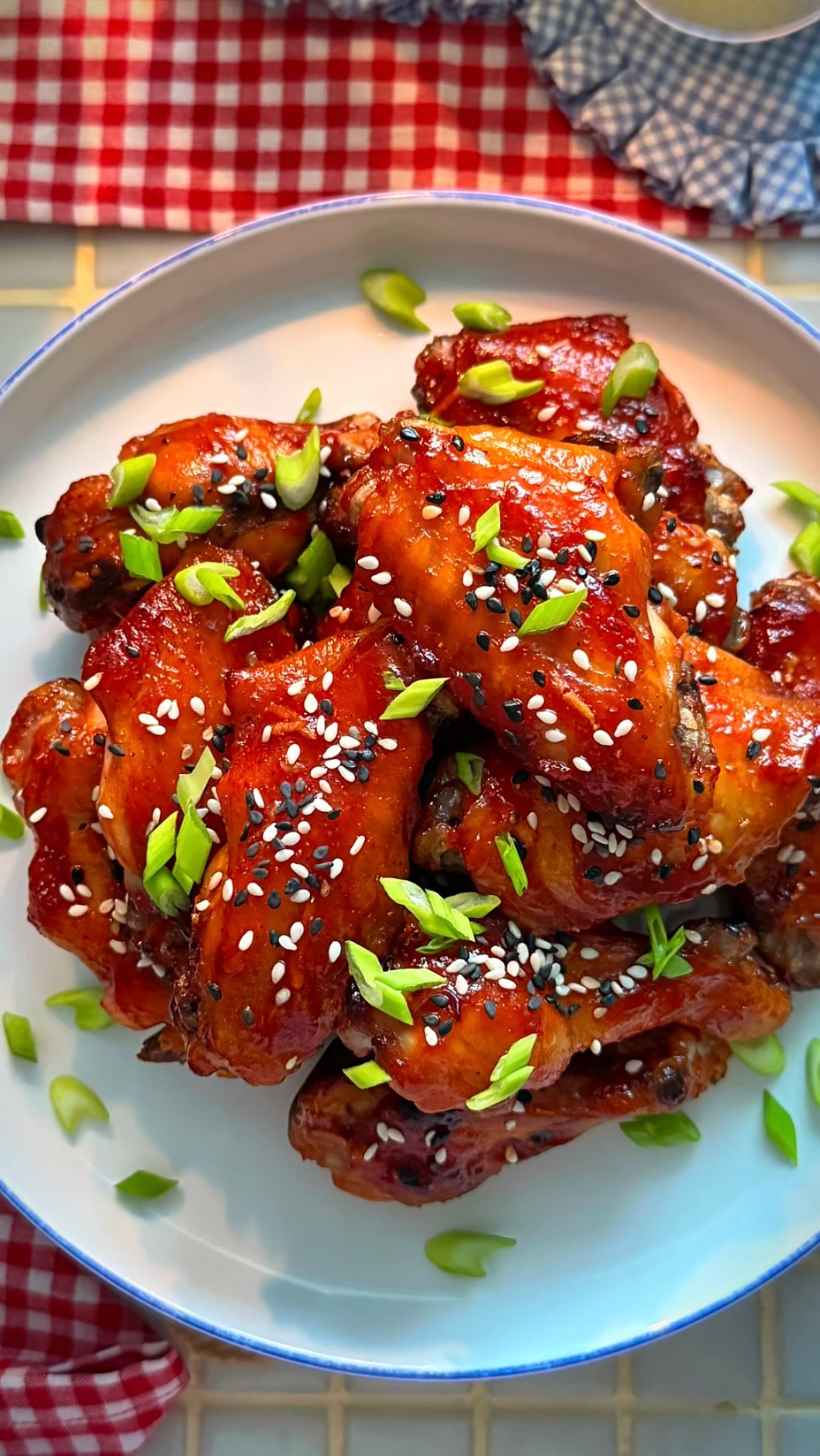 Крылышки в медово- соевом маринаде 🤤🫶🏻