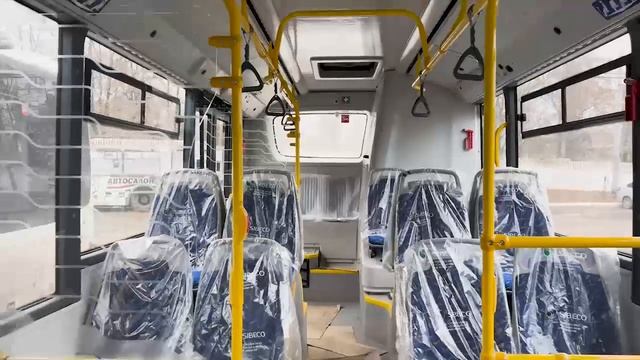 🚇 Обновляем общественный транспорт в ДНР. Партия новых автобусов прибыла в Республику ⚫🔵🔴