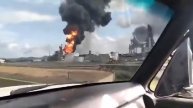Пожар на НПЗ в Венесуэле.
