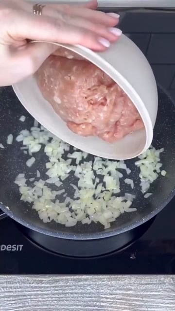 Оригинальная картошка с мясом