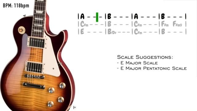 Fleetwood Groove Guitar Backing Track in E
