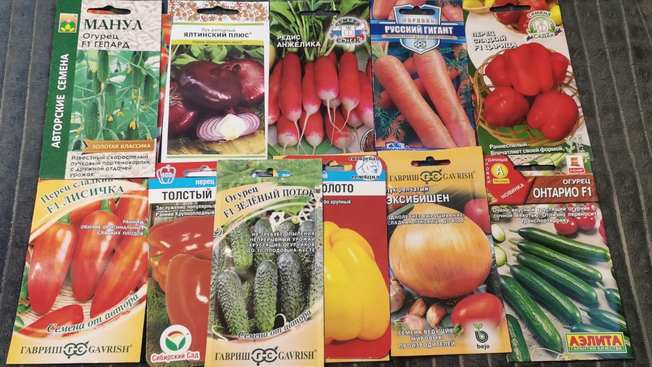 Семена на 2026 год для урожайного огорода новинки и проверенные сорта!