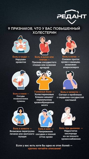 9 ПРИЗНАКОВ,ЧТО У ВАС ПОВЫШЕННЫЙ ХОЛЕСТЕРИН