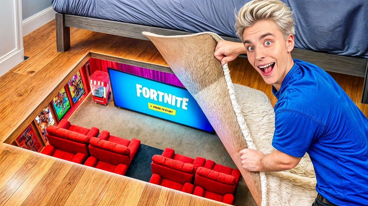 Я  Построил  5  СЕКРЕТНЫХ  КОМНАТ,  Которые  Невозможно  Найти  !