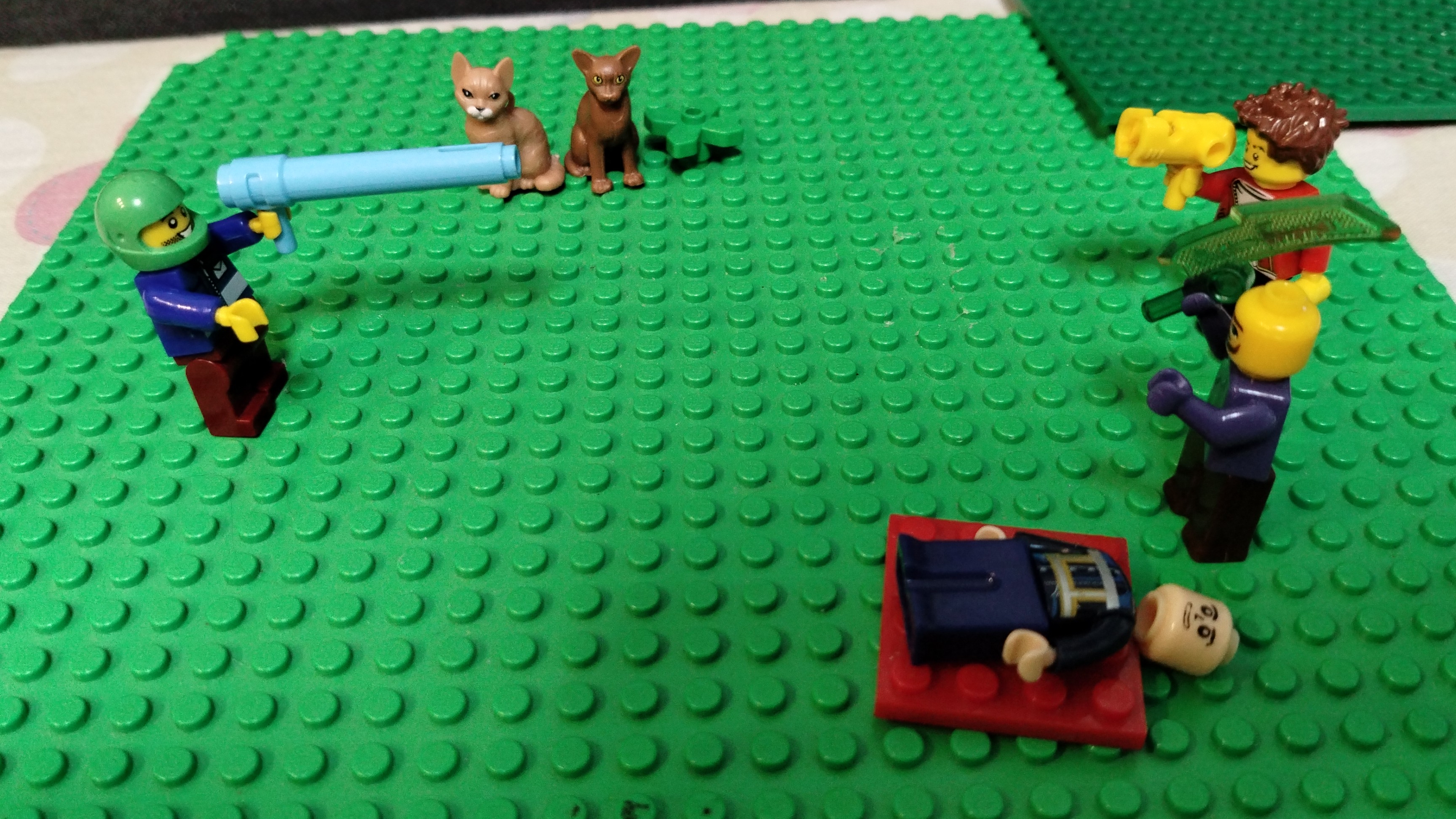 драки лего минифигурок 2 серия