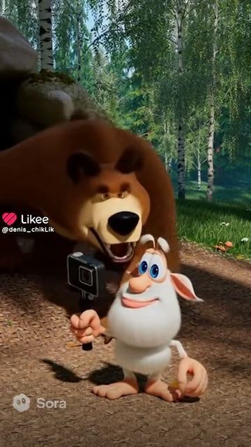 Буба и медведь