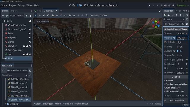 7 - Game 2 Jenga (sort of) - 27 - Sound and Music