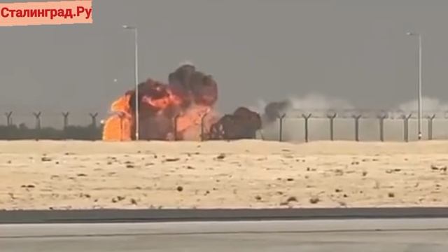 Индийский истребитель Tejas разбился на авиасалоне в Дубае. Неизвестно, катапультировался ли пилот.