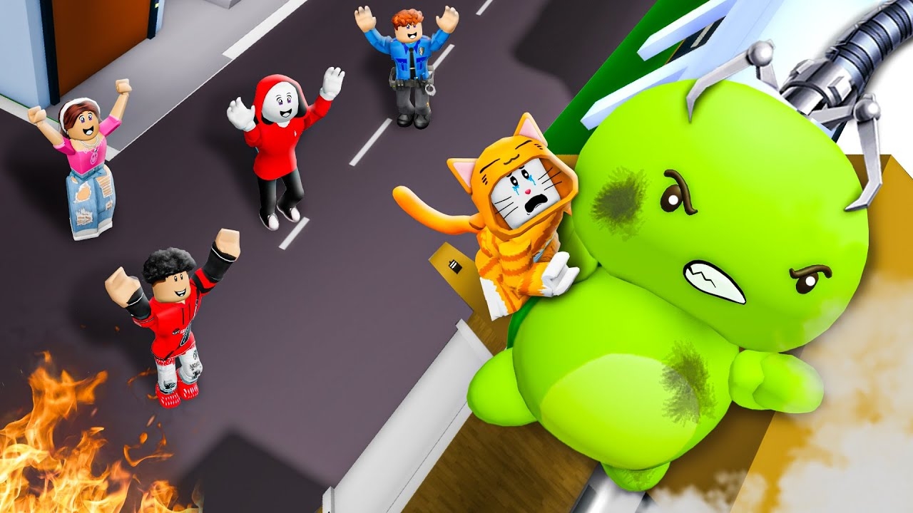 Джей Джей и брат-мутант Майки! Анимация Роблокс