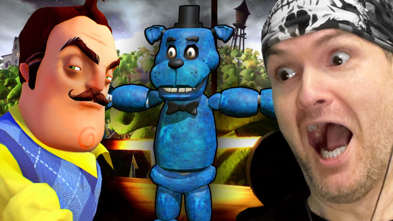 ПРИВЕТ СОСЕД ПОСИНЕЛ И СТАЛ МЕДВЕДЕМ! И напугал меня до смерти ► Hello Neighbor #3