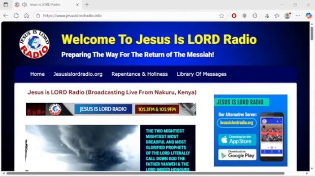 21.11.2025 БОЖИЙ ПРОРОК В ПРЯМОМ ЭФИРЕ НА WWW.JESUSISLORDRADIO.INFO