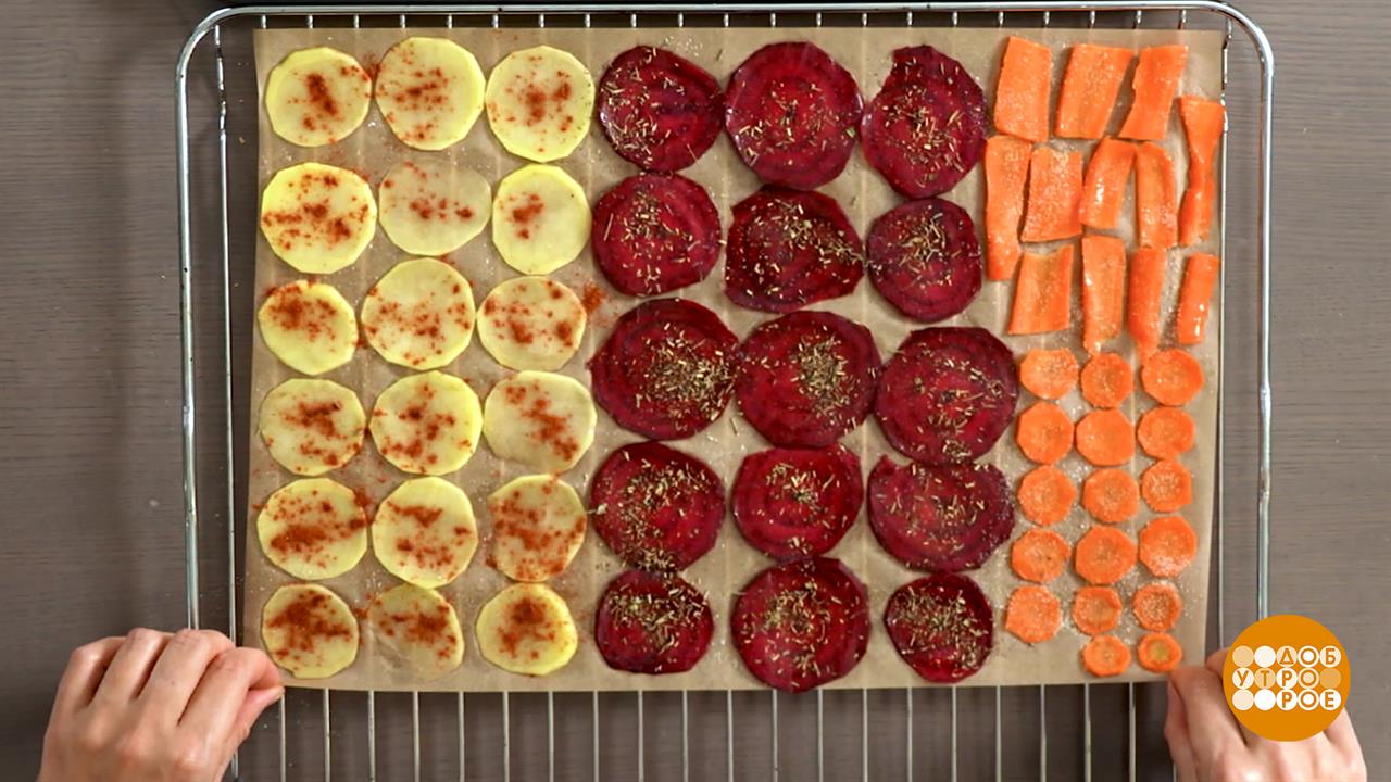 Овощи "подвяли"? Мария Сурова приготовит чипсы! Доброе утро. Суббота. Фрагмент выпуска от 22.11.2025