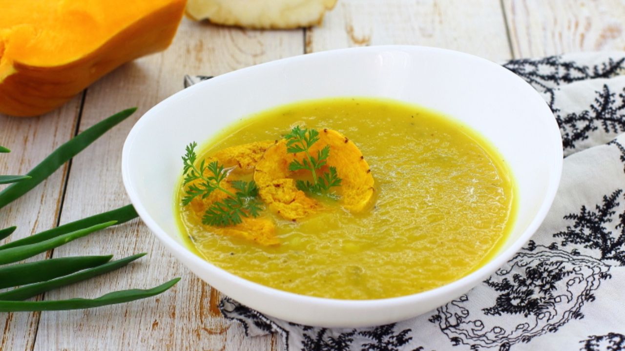 Постный тыквенный суп за 30 минут — вкусно, ароматно и без мяса!