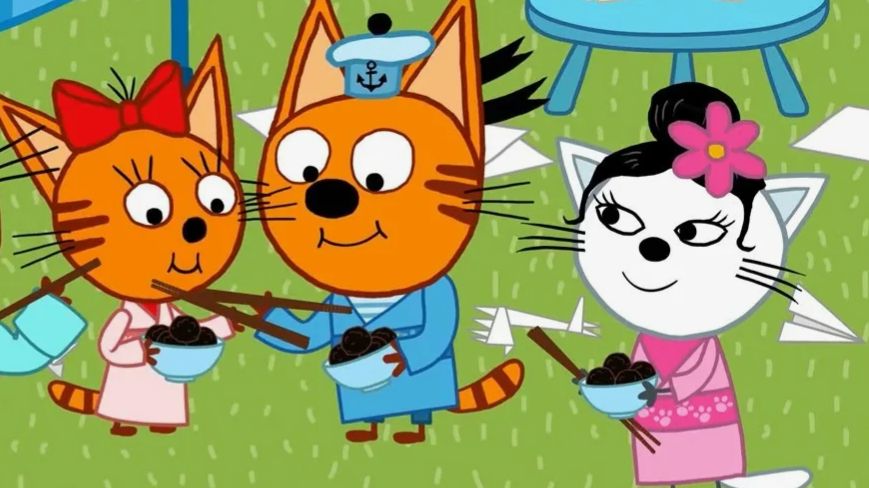 ТРИ КОТА БОЛЬШОЕ ПУТИШЕСТВИЕ ПО ГОРОДАМ - МУЛЬТИКИ ТРИ КОТА ДЛЯ ДЕТЕЙ