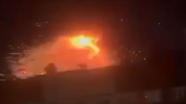 SHOT: около 10 сильных взрывов прогремели над Сызранью