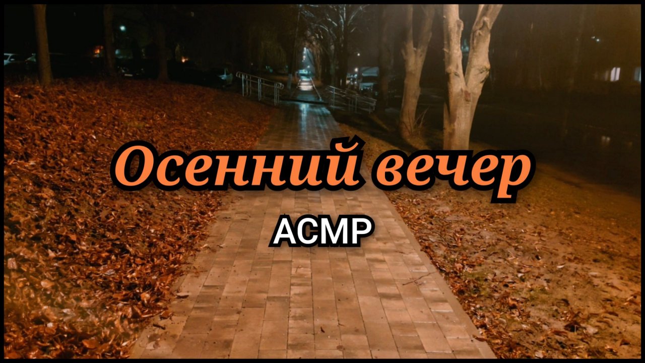 Осенний Вечер: Звуки Дождя