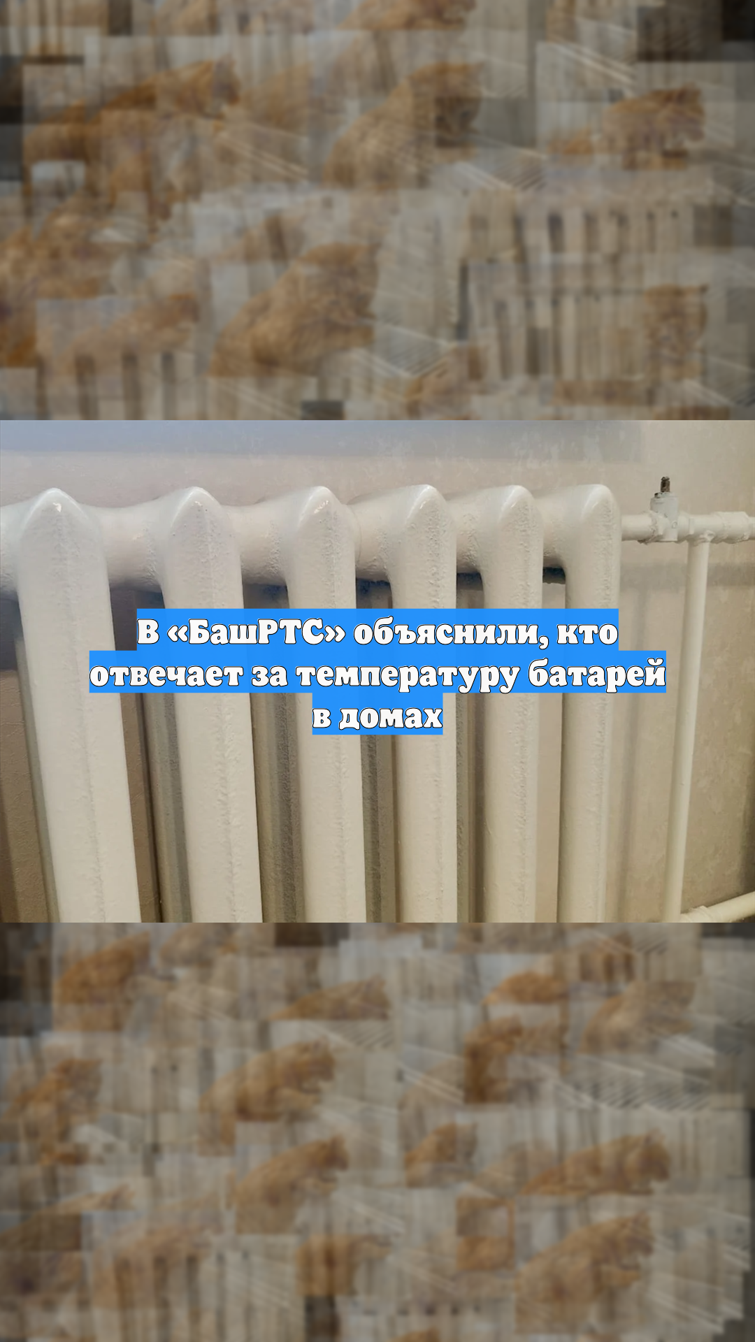 В «БашРТС» объяснили, кто отвечает за температуру батарей в домах